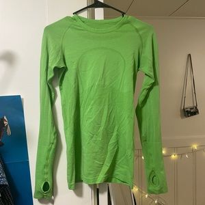 LULULEMON SWIFTLY TECH LONG SLEEVE GREEN